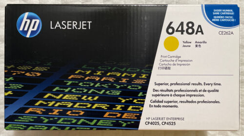 [CE262A] HP 648A Yellow Original LaserJet Toner Cartridge