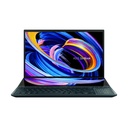 ASUS ZenBook Pro Duo 15 OLED UX582ZW-H2004W i9-12900H Notebook 39.6 cm (15.6") Touchscreen 4K Ultra HD Intel® Core™ i9 32 GB LPDDR5-SDRAM 1000 GB SSD NVIDIA GeForce RTX 3070 Ti Wi-Fi 6 (802.11ax) Windows 11 Home Blue