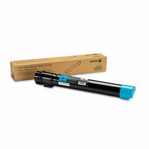 [106R01436] Xerox Genuine Phaser 7500 Cyan Toner Cartridge - 106R01436