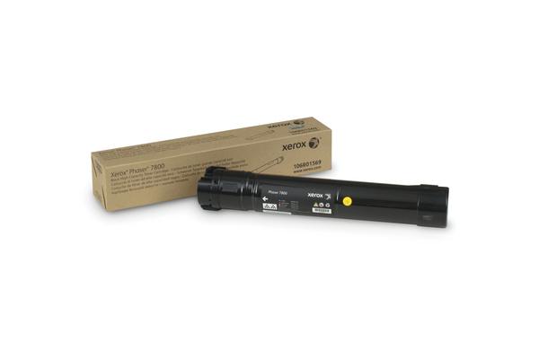 [106R01569] Xerox Genuine Phaser 7800 Black Toner Cartridge (24,000 pages) - 106R01569