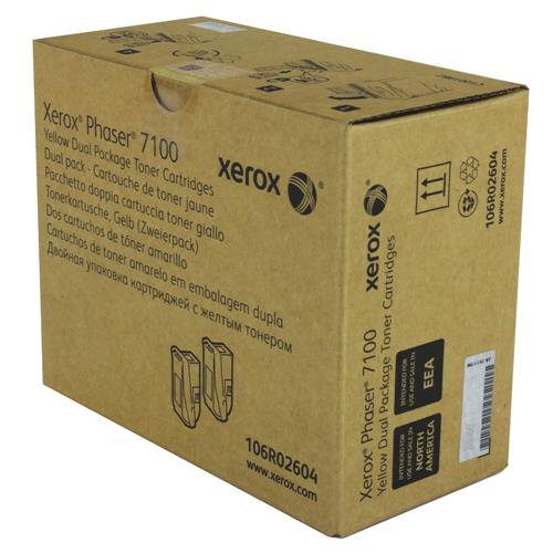 [106R02604] Xerox Genuine Phaser 7100 Yellow Toner Cartridge - 106R02604