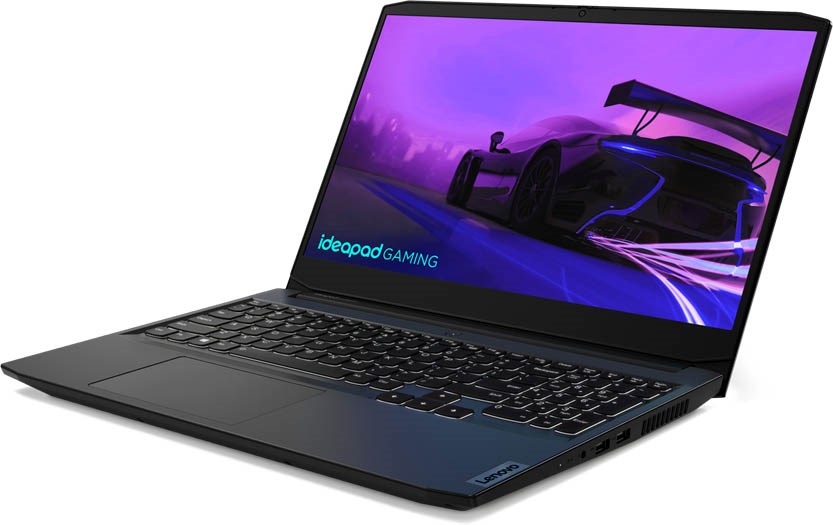 Lenovo IdeaPad Gaming 3 i5-11300H Notebook 39.6 cm (15.6") Full HD Intel® Core™ i5 8 GB DDR4-SDRAM 512 GB SSD NVIDIA GeForce RTX 3050 Ti Wi-Fi 6 (802.11ax) Windows 10 Home Black