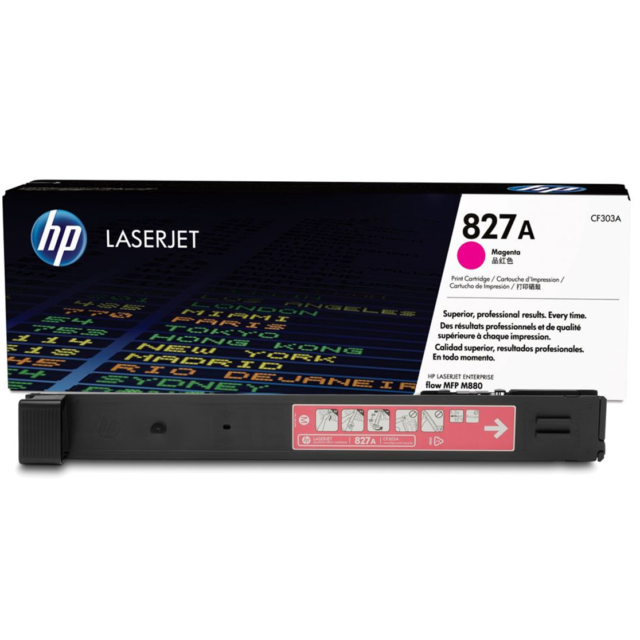 [CF303A] HP 827A Magenta Original LaserJet Toner Cartridge