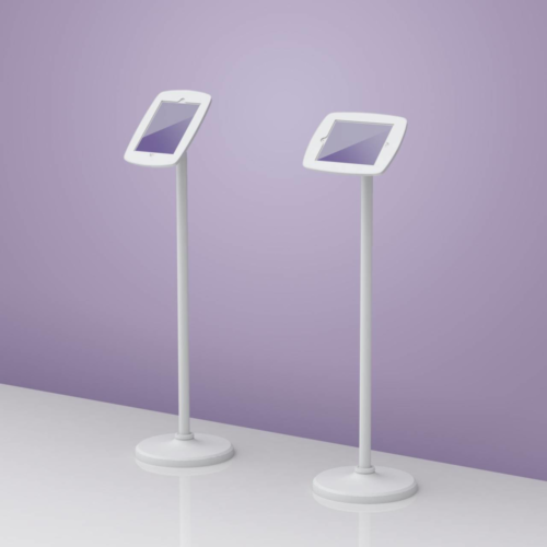 [FS-W1-A62-MX] Bouncepad Floorstanding | Samsung Galaxy Tab A6 10.1 (2016) | White | Covered Front Camera and Home Button |