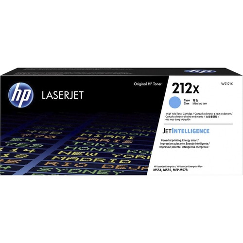 [W2121X] HP 212X High Yield Cyan Original LaserJet Toner Cartridge