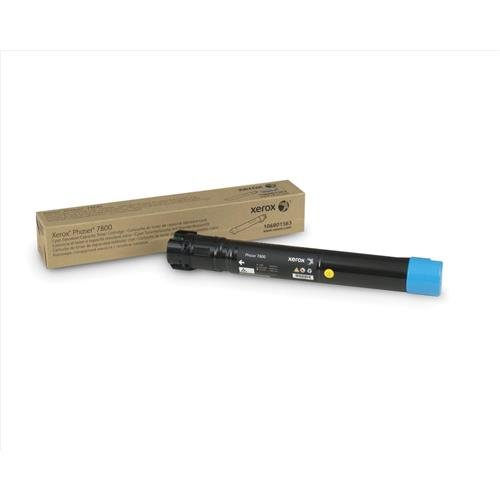 [106R01566] Xerox Genuine Phaser 7800 Cyan Toner Cartridge (17,200 pages) - 106R01566