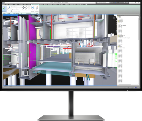 [1C4Z6AA#ABU] HP Z24u G3 61 cm (24") 1920 x 1200 pixels WUXGA LED Silver