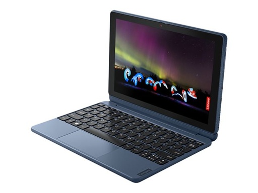[82ST0008UK] Lenovo 10w 7c Hybrid (2-in-1) 25.6 cm (10.1") Touchscreen WUXGA Qualcomm Snapdragon 4 GB LPDDR4x-SDRAM 128 GB eMMC Wi-Fi 5 (802.11ac) Windows 11 Pro Blue