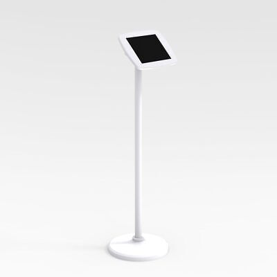 [FS-W1-PD6-MD] Bouncepad Floorstanding | Apple iPad 6th Gen 9.7 (2018) | White | Covered Front Camera and Home Button |