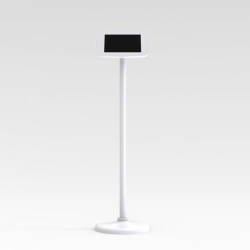 [FS-W1-SP6-MG] Bouncepad Floorstanding | Microsoft Surface Pro 4/5/6/7 (2015 - 2019) | White | Covered Front Camera and Home Button |