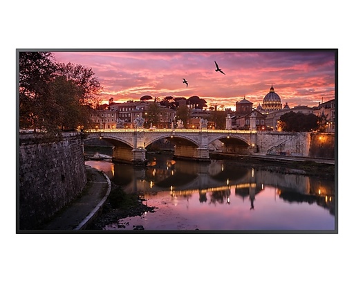 [LH50QBRBBGCXEN] Samsung QB50R-B Digital signage flat panel 125.7 cm (49.5") TFT Wi-Fi 350 cd/m² 4K Ultra HD Black Built-in processor Tizen 4.0