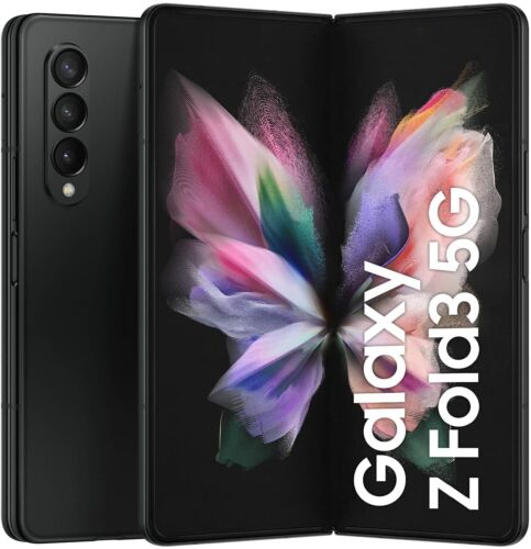 [SM-F926BZKDEUA] Samsung Galaxy Z Fold3 5G SM-F926B 19.3 cm (7.6") Dual SIM Android 11 USB Type-C 12 GB 256 GB 4400 mAh Black