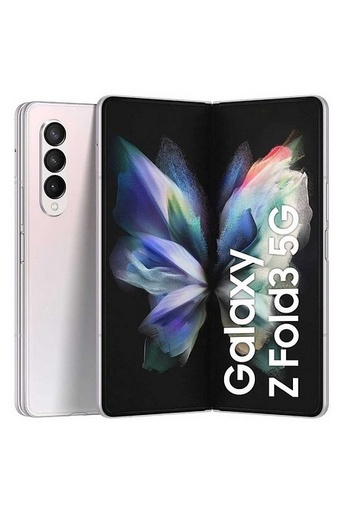 [SM-F926BZSDEUA] Samsung Galaxy Z Fold3 5G SM-F926B 19.3 cm (7.6") Dual SIM Android 11 USB Type-C 12 GB 256 GB 4400 mAh Silver