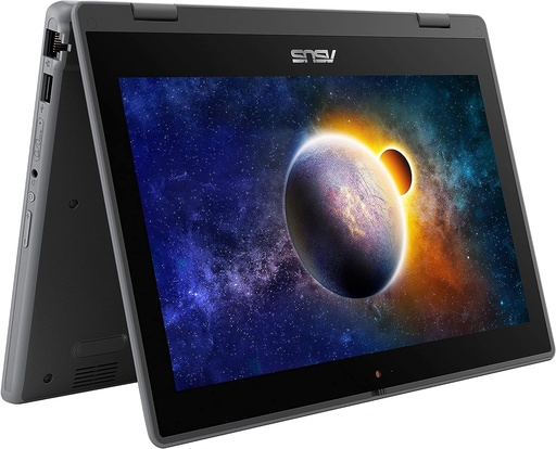 [BR1100FKABP0543] ASUS BR1100FKA-BP0543R-3Y notebook N6000 Hybrid (2-in-1) 29.5 cm (11.6") Touchscreen HD IntelÂ® PentiumÂ® Silver 4 GB DDR4-SDRAM 128 GB eMMC Wi-Fi 6 (802.11ax) Windows 10 Pro Grey